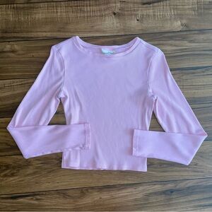 Bubblegum Pink Long Sleeve Top